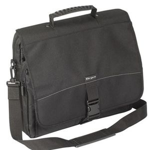 The Targus TCM004US Messenger Notebook Case (Black) is a polyester case that